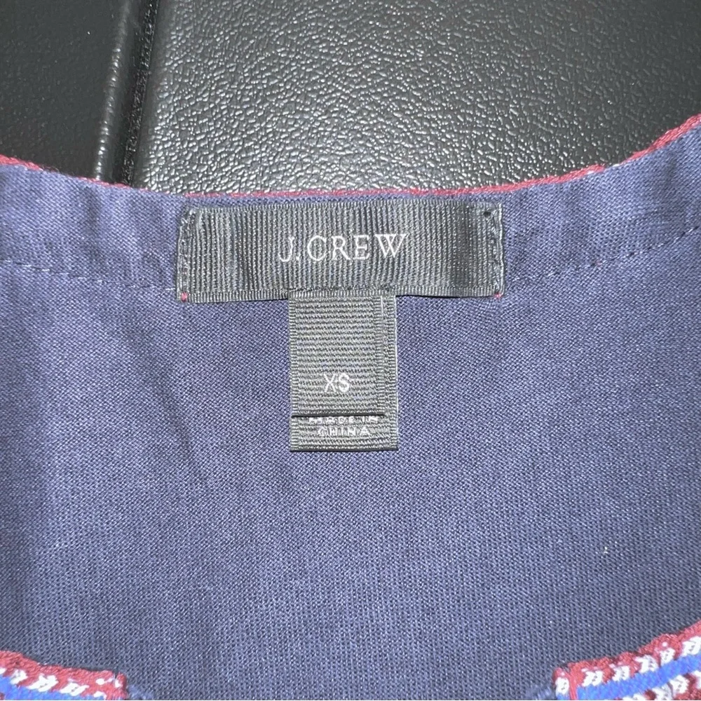 J.Crew Embroidered 100% Cotton Tank Size XS